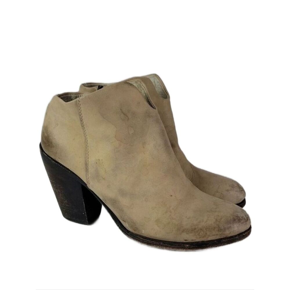 Freebird By Steven Detroit Cream Women's Booties‎